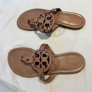 Tory Burch Miller Sandals in Light Sand